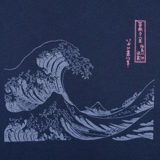 UNIQLO 优衣库 414343 Hokusai Blue 男士印花运动衫