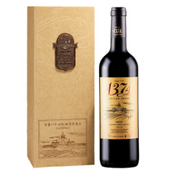 乐朗（LAULAN DUCOS）1374 干红葡萄酒  波尔多梅多克AOC级 750ml礼盒装 法国进口红酒 *2件