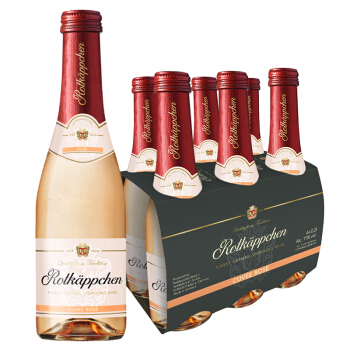 Rotkäppchen 德国小红帽 气泡葡萄酒 (礼盒装、11%vol、6、200ml)