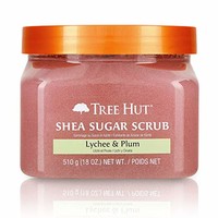 中亚Prime会员：TREE HUT Shea Sugar Scrub 身体磨砂膏 荔枝和李子味 510g*3罐装 *2件