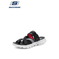 斯凯奇SKECHERS Skechers  女士清凉舒适凉拖鞋 时尚拼色休闲鞋 黑色/白色 240(37)