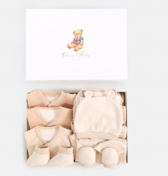 CLASSIC TEDDY精典泰迪 彩棉婴儿礼盒 16件套装 *4件