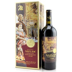 SAFLAM 西夫拉姆 红酒 酒堡70年树龄赤霞珠 干红葡萄酒 750ml 单盒装