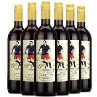 SAFLAM 西夫拉姆 伊涅斯塔·足球的力量干红葡萄酒 (箱装、13.5、6、750ml)