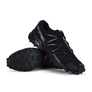 SALOMON 萨洛蒙 SPEEDCROSS 4 男士越野跑鞋 黑色  L38313000