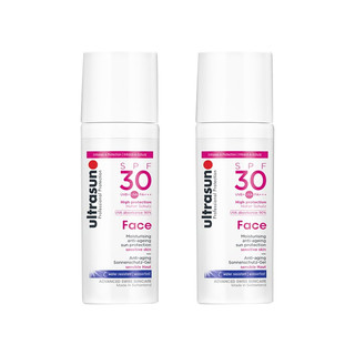 Ultrasun 优佳 面部防晒隔离乳 SPF30 50ml*2瓶装