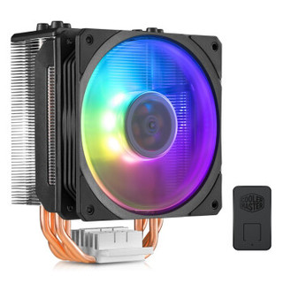 COOLERMASTER 酷冷至尊 T400ARGB 暴雪幻彩CPU静音散热器  (黑色、风冷)