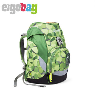 Ergobag 小学生双肩包 (男、20L、25*22*35cm、绿色)