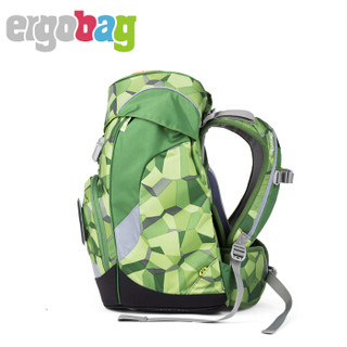 Ergobag 小学生双肩包 (男、20L、25*22*35cm、绿色)