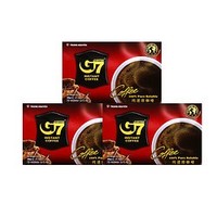 G7 COFFEE 中原 黑咖啡粉 30g*3盒 共45杯
