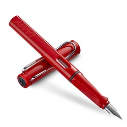 LAMY 凌美 Safari狩猎者系列 钢笔 F尖 亮红色 *4件