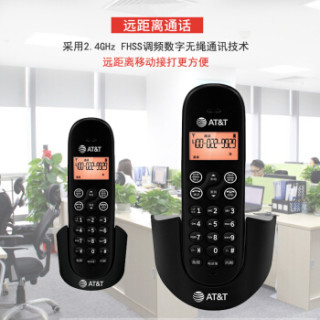 at&t EL31216CN 无绳电话机套装 (黑色)