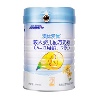 Ausnutria 澳优 爱优系列 金装较大婴儿奶粉 国产版 2段 800g