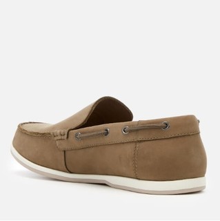 Clarks 其乐 Morven Sun系列套脚平底男士休闲鞋Olive UK 7 