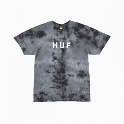 美国品牌 HUF OG LOGO 男式绑染印花短袖T恤