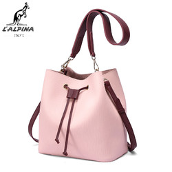 L＇ALPINA 阿尔皮纳袋鼠 小挎包时尚简约粉色包包单肩手提包