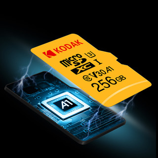 Kodak 柯达 MicroSDXC UHS-I U3 A1 V30 TF存储卡 256GB