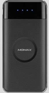 MOMAX 摩米士 IP80 充电宝 (双向快充、Type-C输入、多口输出、无线充电、10000mAh、黑色)