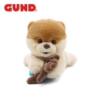 GUND BOO 博美超萌狗狗玩偶 毛绒抱抱熊 22cm