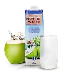 ALDI奥乐齐 泰国进口纯椰子水1L*2 健康纯净原味饮料青椰果汁