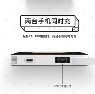 uka 泰迪珍藏PT10W 充电宝 (10000mAh、黑色)