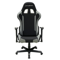 迪锐克斯（DXRACER）F87 电脑椅子 可转办公椅 人体工学椅 电竞椅 黑灰 游戏椅子