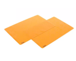 Zoli   餐垫 婴儿餐垫  隔热垫 可重复使用  Matties-橙色-橙色 安全硅胶 健康卫生 可重复使用  易收纳