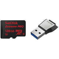 SanDisk 闪迪 Extreme PRO MicroSDXC UHS-II U3 TF存储卡 128GB
