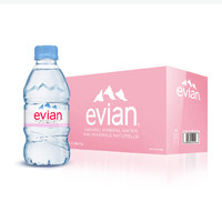 88vip：法国Evian依云进口 天然矿泉水 330ml*24瓶 整箱天然水源