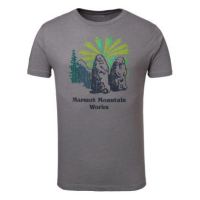 土拨鼠Marmot 春夏户外时尚轻薄透气棉感圆领 男款T恤