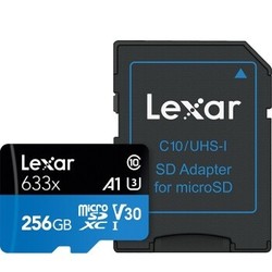 Lexar 雷克沙 633X TF存储卡 256GB 黑蓝色