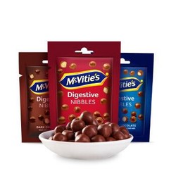 土耳其进口 麦维他（Mcvitie's）巧粒脆 麦丽素 巧克力球（牛巧/黑巧/双倍）休闲零食 240g *4件