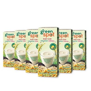 泰国进口豆奶 进口豆乳 绿宝（green spot）谷物200ml*48支利乐包装 *2件