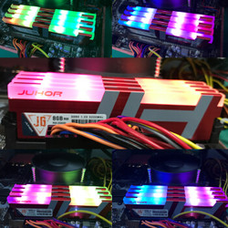 玖合(JUHOR) DDR4 3000 8G台式机内存条 RGB灯条 马甲条