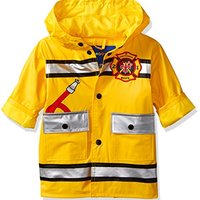 wippette 婴儿男孩哑光消防员婴幼儿防雨夹克