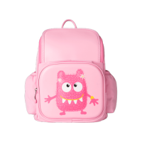 小怪兽3D压模护脊幼儿书包