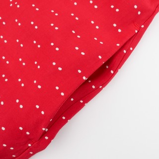 UNIQLO 优衣库 乔其纱吊带连衣裙 （UQ417143000、L、红色)