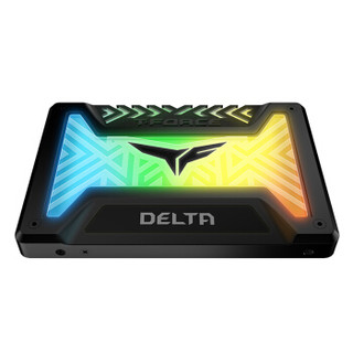 Team 十铨 DELTA SATA3 RGB固态硬盘 黑色