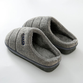 Nan ji ren 南极人 男士保暖居家简约棉拖鞋 TXZQ18101 灰色 290