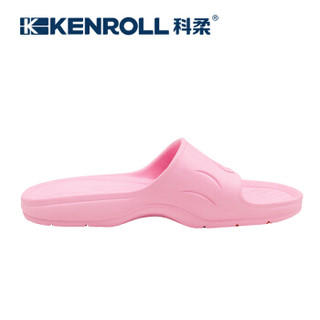 KENROLL 科柔 女士孕妇老人浴室防滑一字拖 KW173 粉色 39/40