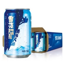 雪花（SNOW）啤酒勇闯天涯8度纸箱装 330ml*24