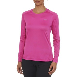 DECATHLON 迪卡侬 女式户外长袖 (Techfresh 50 、紫色、M)