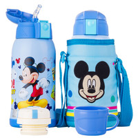 Disney 迪士尼 304不锈钢弹盖保温杯 蓝色 600ml