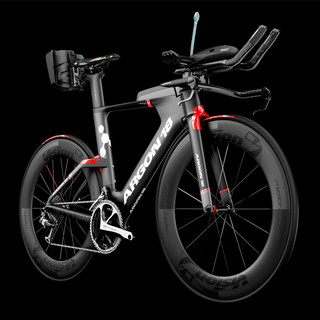 ARGON18 碳纤维计时TT铁三自行车IRONMAN (黑色、 E-119 PLUS、 旗舰款)