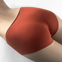 TINCOCO 女士纯棉无痕抑菌一片式三角内裤 3条装