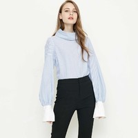 VERO MODA 维莎曼 318151511 女士拼接衬衫