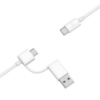 14日0点：ZMI 紫米 AL311 Type-C to Type-C/USB-A 数据线 (Type-C、1m、白色)