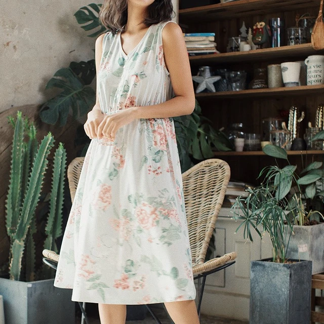 贴心 女士家居服连衣裙