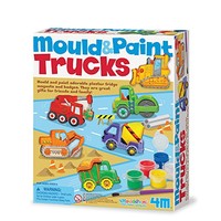 4M 石膏彩模系列 大卡车 创意美术手工DIY玩具 进口 *2件
