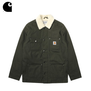 carhartt WIP 秋冬工装加厚棉服 (男装、L、Cypress、HI025444)